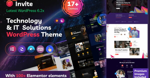 Invite - IT Solutions & Technology WordPress Theme