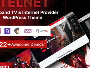 Telnet - Broadband TV & Internet Provider Theme