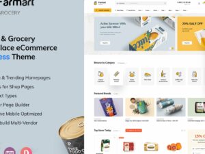 Farmart - Organic & Grocery Marketplace WordPress