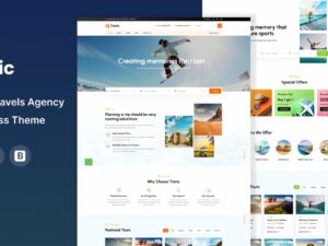 Travic - Tour & Travels Agency WordPress Theme