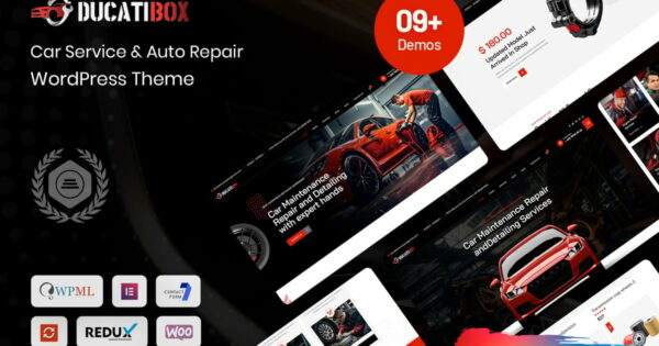 Ducatibox - Car Service & Auto Repair Theme