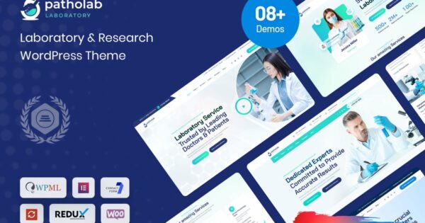 Patholab - Laboratory & Science Research WordPress