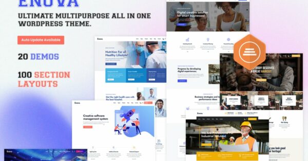 Enova - Multipurpose Business WordPress Theme