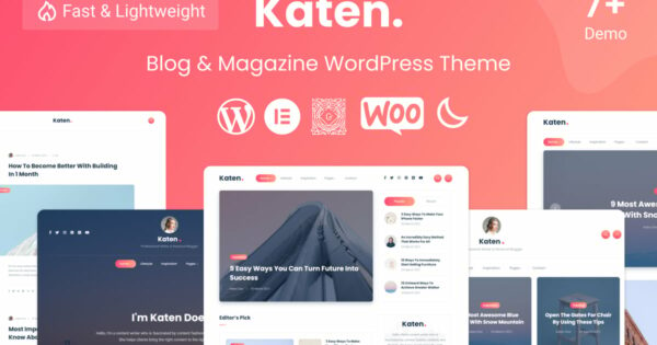 Katen - Blog & Magazine WordPress Theme