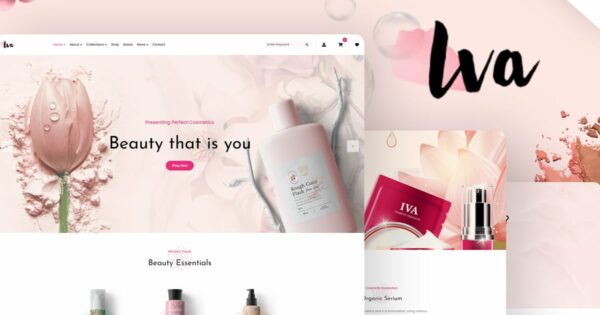 Iva - Beauty Cosmetics Shop WordPress Theme