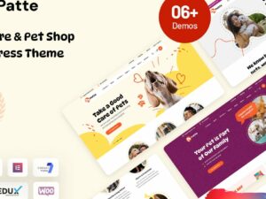 Patte - Pet Care & Pet Shop WordPress Theme