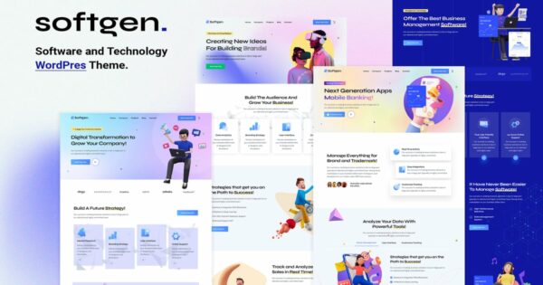 Softgen - Software & Technology WordPress Theme