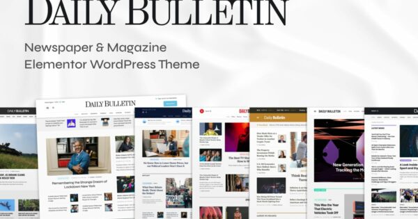 Daily Bulletin - Magazine & Newspaper Theme