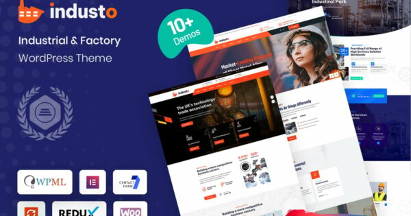 Induston - Industrial Industry & Factory WordPress