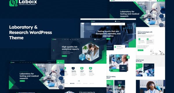 Laboix - Laboratory & Research WordPress Theme