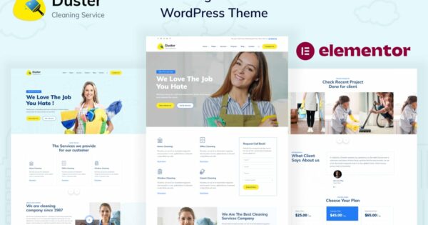 Dustar – Cleaning Services WordPress Theme