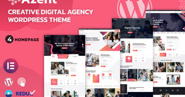 Azent - Creative Digital Agency WordPress Theme