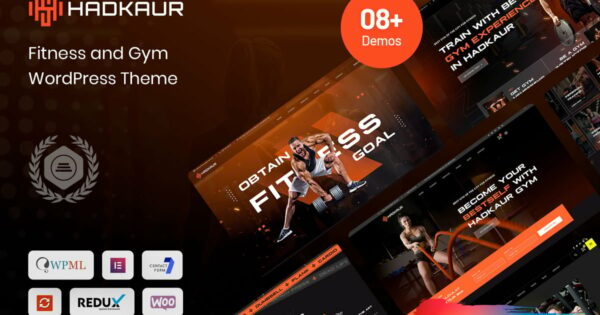 Hadkaur - Fitness and Gym WordPress Theme