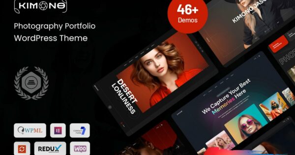 Kimona - Photography Portfolio WordPress Theme