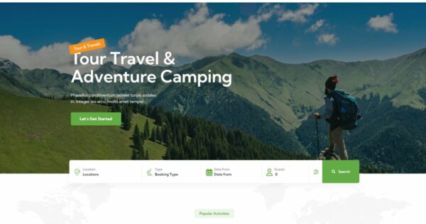 Gowilds - Travel & Tour Booking WordPress Theme