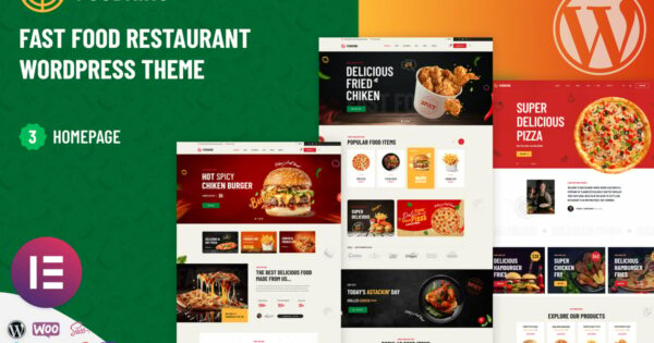 Foodking - Fast Food Restaurant WordPress Theme