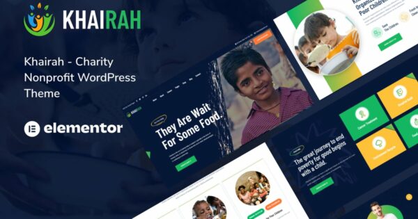 Khairah - Charity WordPress Theme