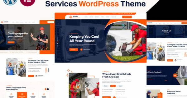 Arkdin - Air Conditioning Services WordPress Theme