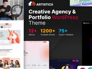 Artisticx - Creative Agency & Portfolio WordPress