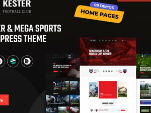 Kester - Soccer Club & Sports News WordPress Theme