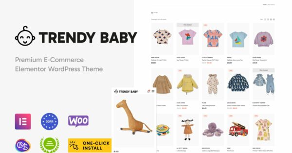 Trendy Baby - Children and Kids Store Theme