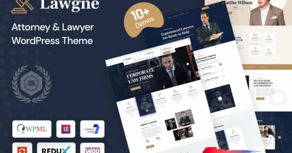 Lawgne - Law & Lawyer WordPress Theme