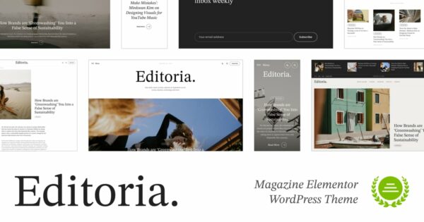 Editoria - Newspaper & Magazine WordPress Theme