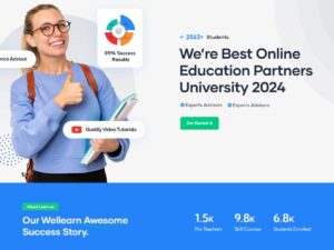 Wellearn - Online Learning WordPress Theme