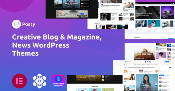 Posty - News Magazine WordPress Theme