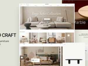 ErgoCraft – Furniture Shop WordPress Theme