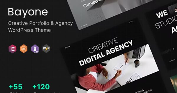 Bayone - Creative Agency & Portfolio WordPress The