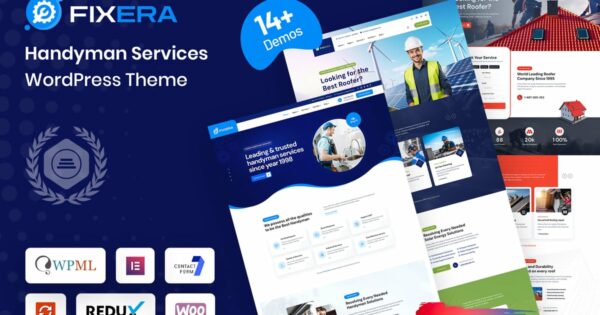 Fixera - Handyman Services WordPress Theme