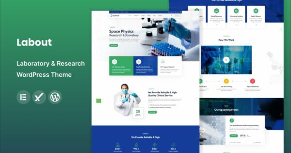 Labout – Laboratory & Research WordPress Theme