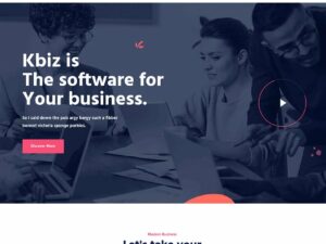 Kbiz - Business and Corporate WordPress Theme