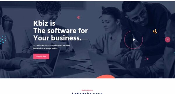 Kbiz - Business and Corporate WordPress Theme