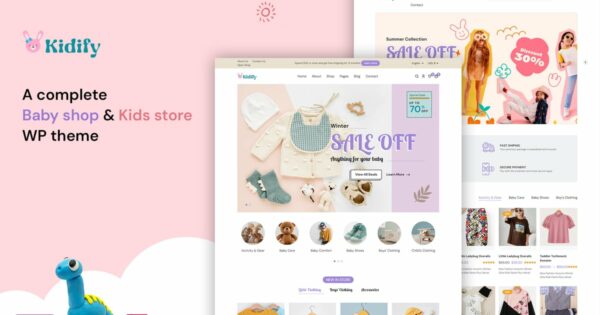 Kidify - Baby Store Woocommerce Kids Shop Theme