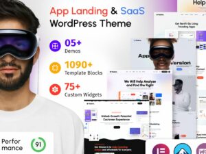 Fladient - App Landing Page & SaaS WordPress Theme