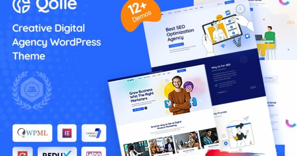 Qolle - Digital Marketing Agency WordPress Theme