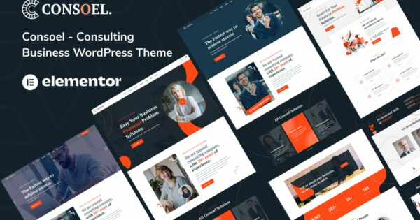 Consoel - Consulting Business WordPress Theme