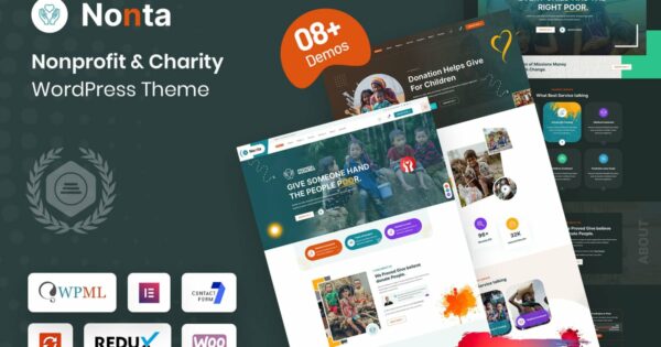 Nonta - Nonprofit & Charity WordPress Theme