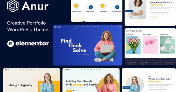 Anur - Portfolio WordPress Theme