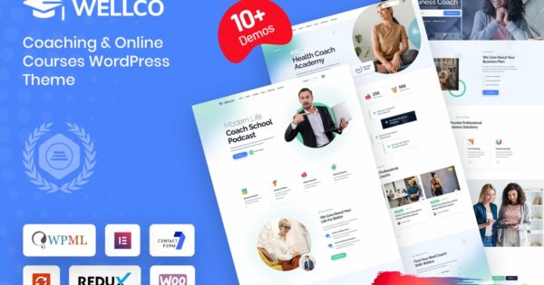 Wellco - Coaching & Online Courses WordPress Theme