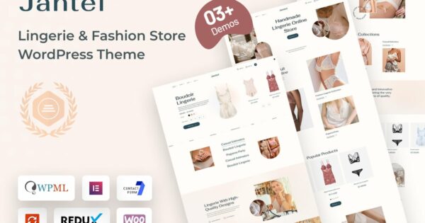 Jantel - Lingerie & Fashion Store WordPress Theme