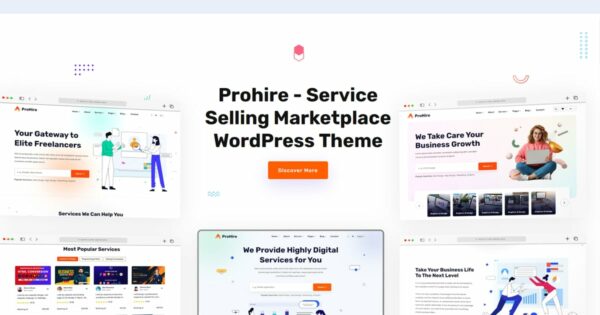 Prohire - Service Selling Marketplace WordPress