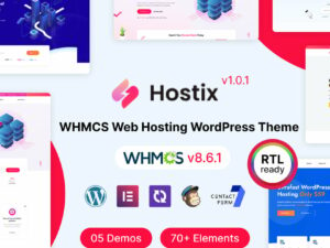 Hostix - Hosting WHMCS WordPress Theme