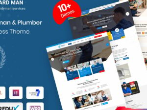 Hardiman - Handyman & Plumber WordPress Theme