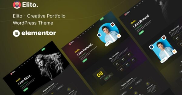 Elito - Creative Portfolio WordPress Theme