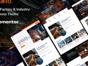 Sailo - Factory & Industry WordPress Theme