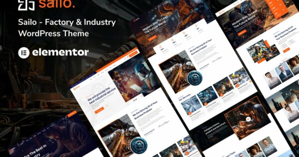 Sailo - Factory & Industry WordPress Theme