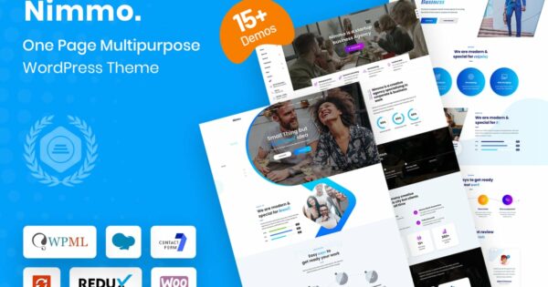 Nimmio - One Page WordPress Theme